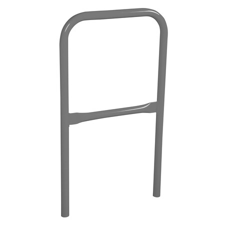 STEEL PIPE SAFETY RAILING 24 IN LENGTH GRAY